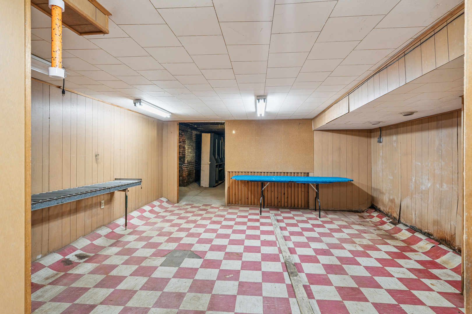 201 North State Street Geneseo, IL 61254 - Photo 19 of 49 a blue and white kitchen with a sink