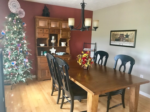 237 Kiddsville Road Fishersville, VA 22939 - Photo 13 of 46 a view of a dining room with furniture and chandelier