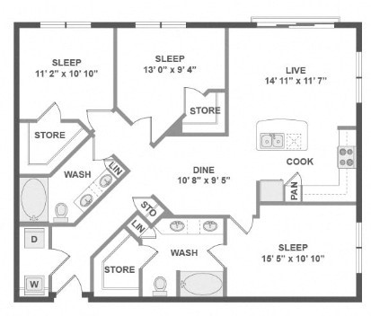 2525 McCue Road, Unit 519 Houston, TX 77056 - Photo 2 of 15 a picture of a book and a bed
