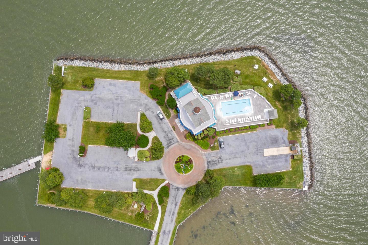 0 Ferry Landing Road Tilghman, MD 21671 - Photo 12 of 29 AERIAL YACHT CLUB - POOL VIEW