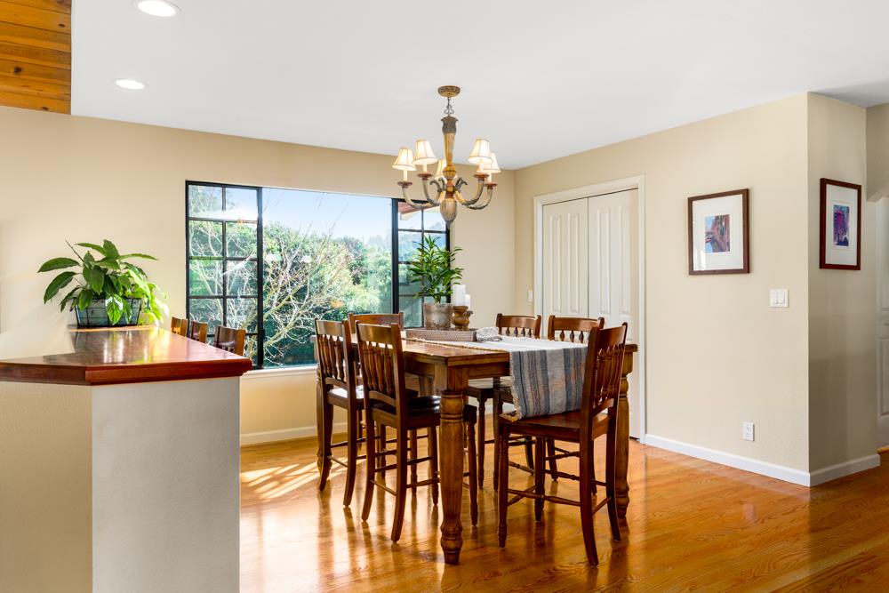 115 Santa Fe Ridge Aptos, CA 95003 - Photo 14 of 50 a view of a dining room with furniture window and outside view