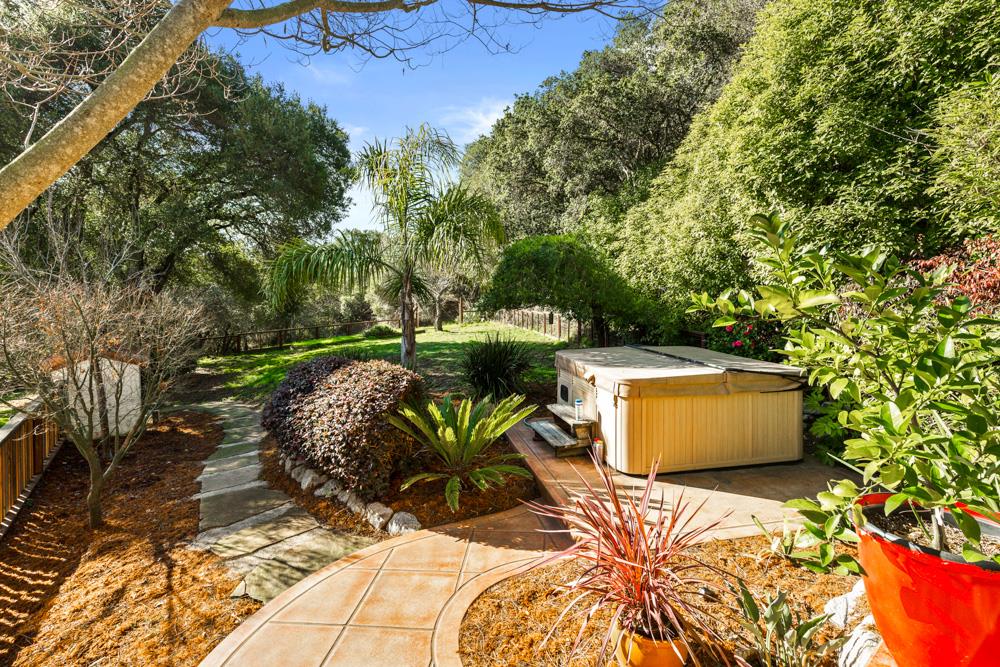 115 Santa Fe Ridge Aptos, CA 95003 - Photo 40 of 50 a view of a backyard with sitting area