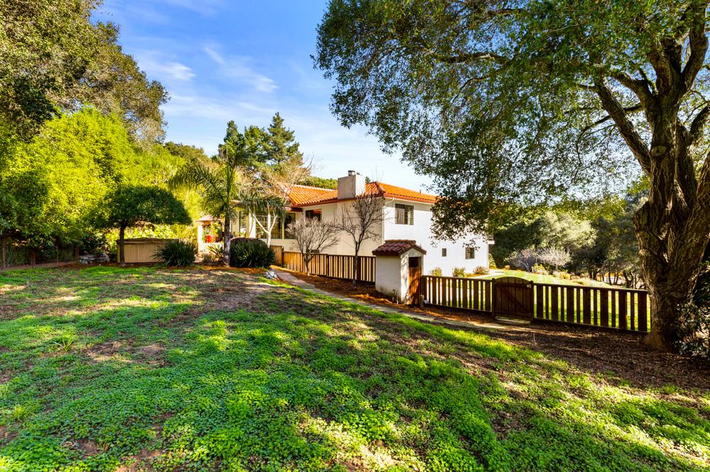 115 Santa Fe Ridge Aptos, CA 95003 - Photo 41 of 50 a view of a yard with wooden fence