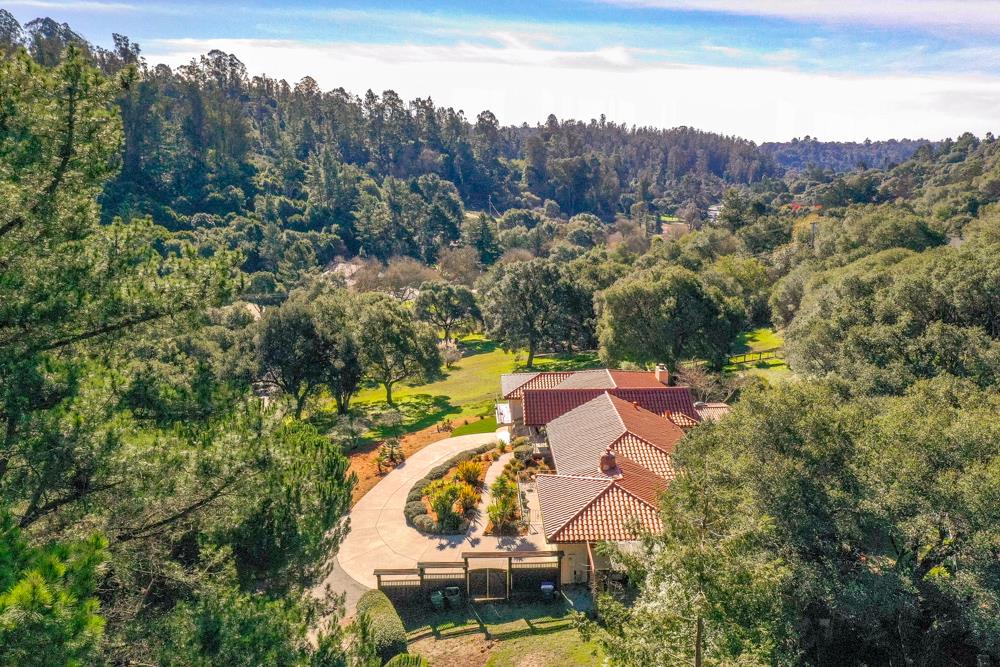 115 Santa Fe Ridge Aptos, CA 95003 - Photo 50 of 50 an aerial view of house with ocean view