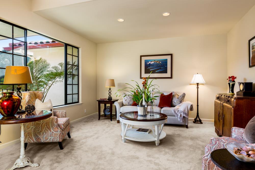 115 Santa Fe Ridge Aptos, CA 95003 - Photo 6 of 50 a living room with furniture and a potted plant