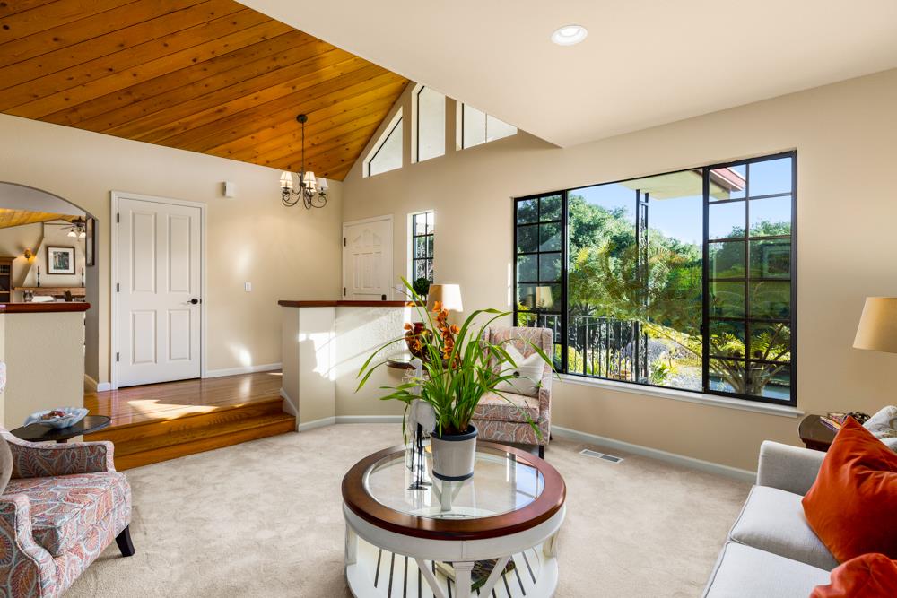 115 Santa Fe Ridge Aptos, CA 95003 - Photo 7 of 50 a living room with furniture and a potted plant