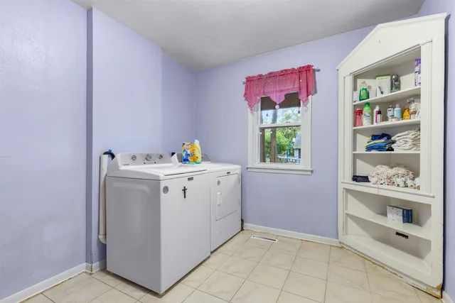 a house view with a seating space