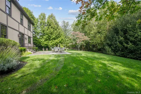 a view of yard with green space