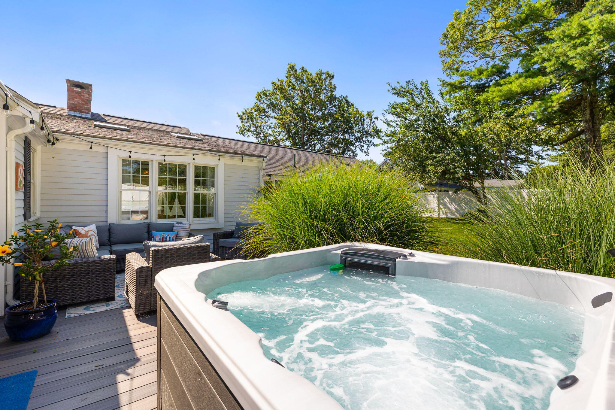 26 Captain Chase Road South Yarmouth, MA 02664 - Photo 43 of 54 a view of a backyard with sitting area
