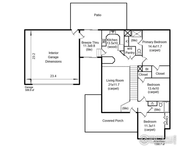 a picture of a wall with a white building