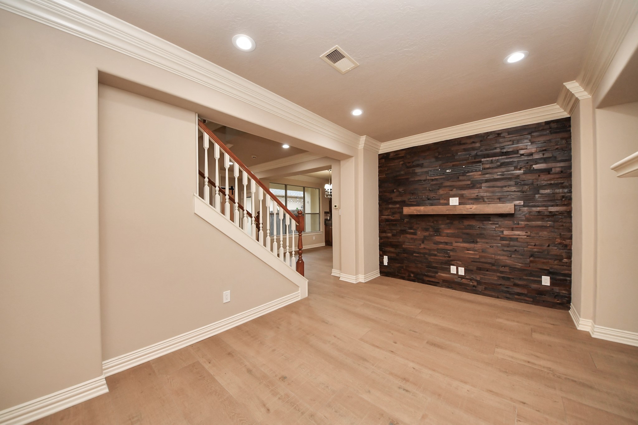 14454 Summerleaf Lane Houston, TX 77077 - Photo 15 of 50 a view of an empty room with stairs