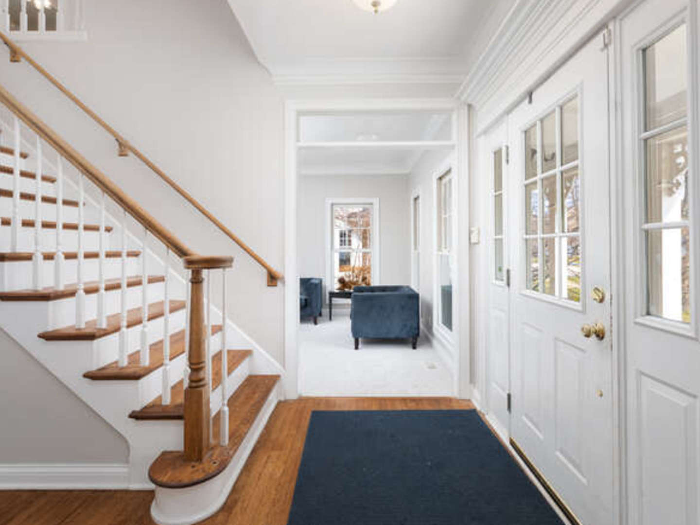 40-w046 Carl Sandburg Road St. Charles, IL 60175 - Photo 14 of 29 a view of entryway and hall with wooden floor