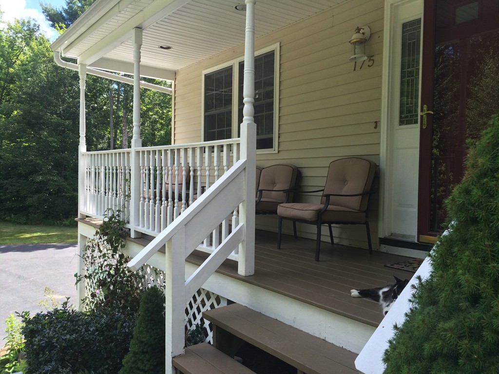 175 Hubbardston Road Princeton, MA 01541 - Photo 3 of 24 a view of a chair and table in the balcony