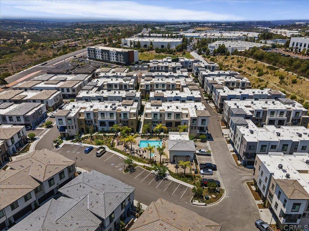 2465 Solara Lane Vista, CA 92081 - Photo 39 of 48 an aerial view of a city with streets and houses