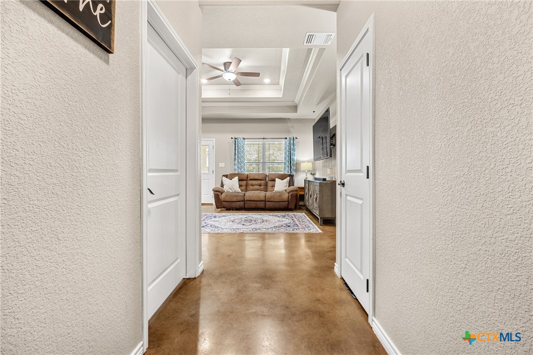 7112 Kc Ranch Court Temple, TX 76501 - Photo 6 of 30 a view of hallway with livingroom and furniture