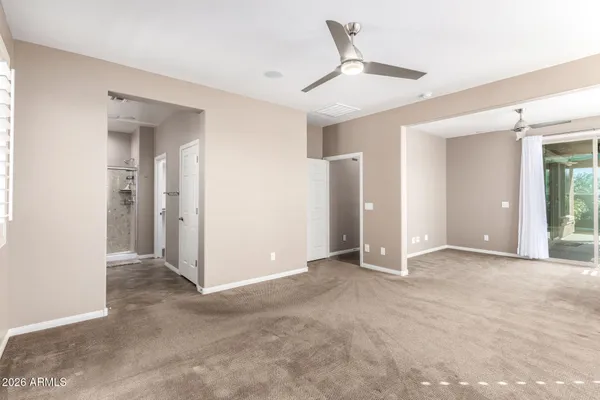 a view of an empty room