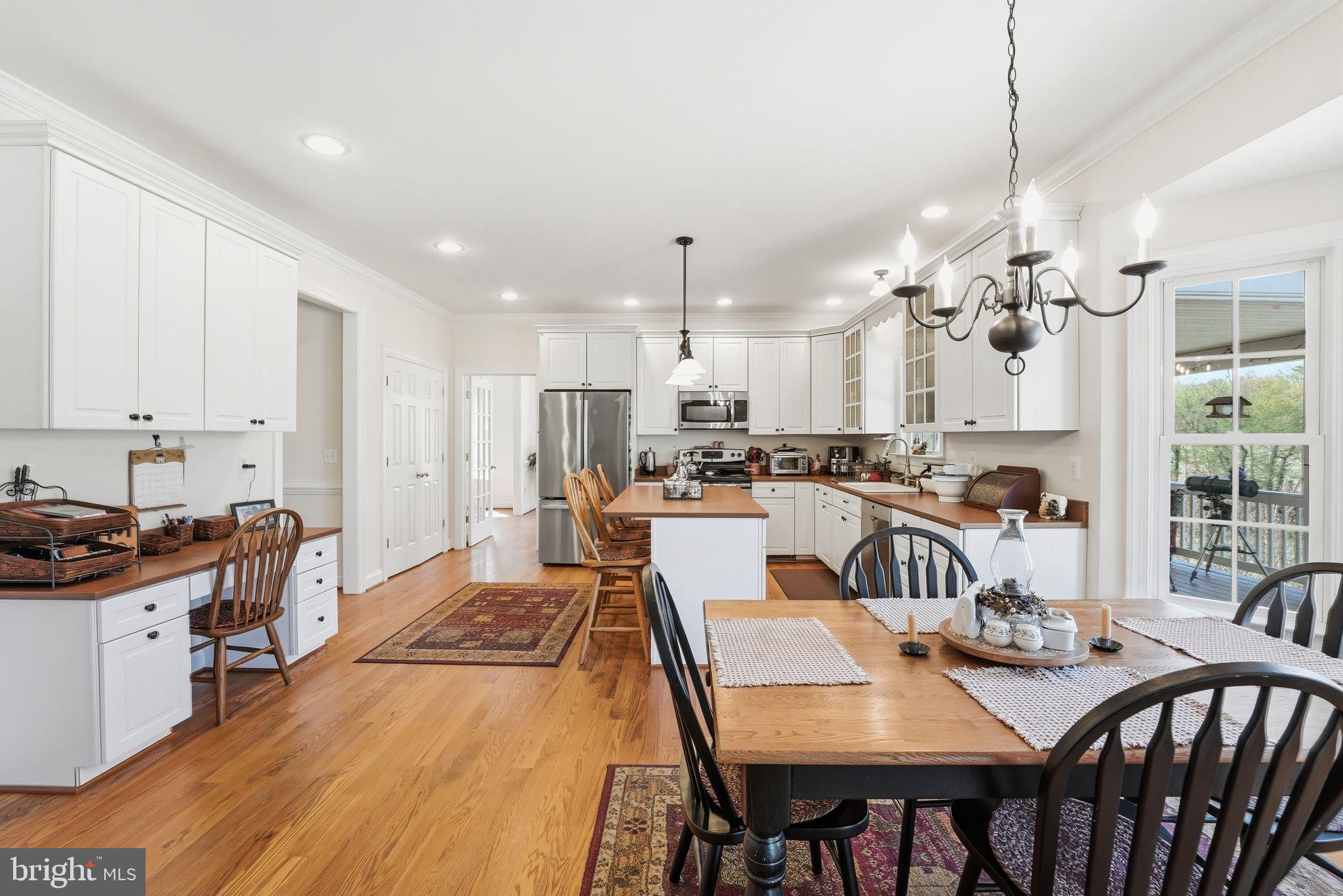 140 Woods Ridge Lane Reva, VA 22735 - Photo 13 of 87 a view of a dining room and livingroom view