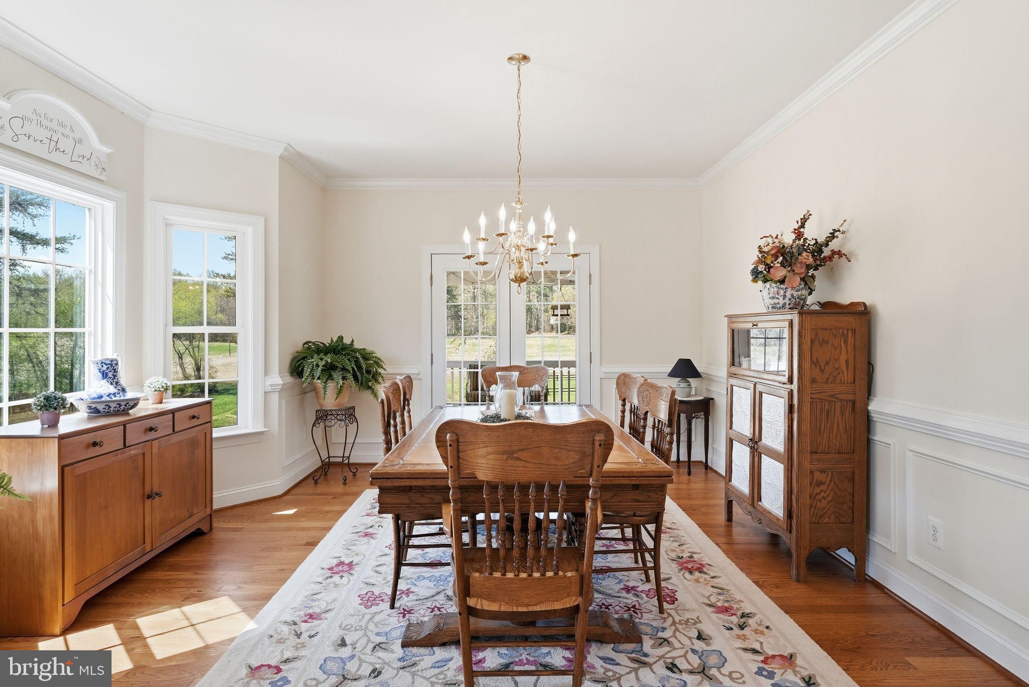 140 Woods Ridge Lane Reva, VA 22735 - Photo 26 of 87 a view of a dining room with furniture window and wooden floor