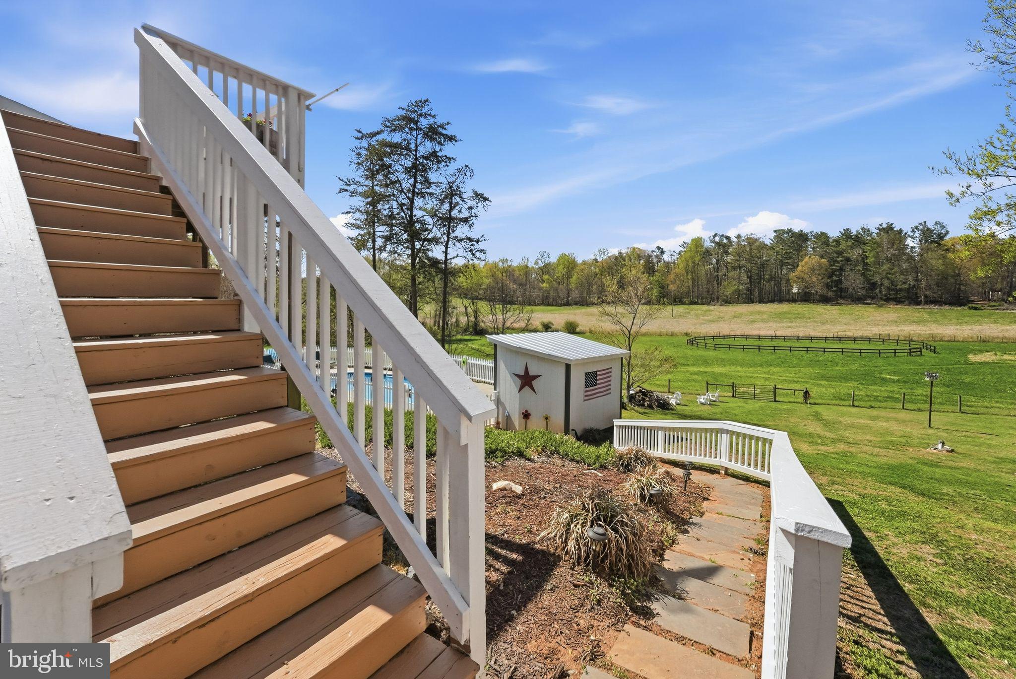 140 Woods Ridge Lane Reva, VA 22735 - Photo 66 of 87 a view of a balcony with lake view