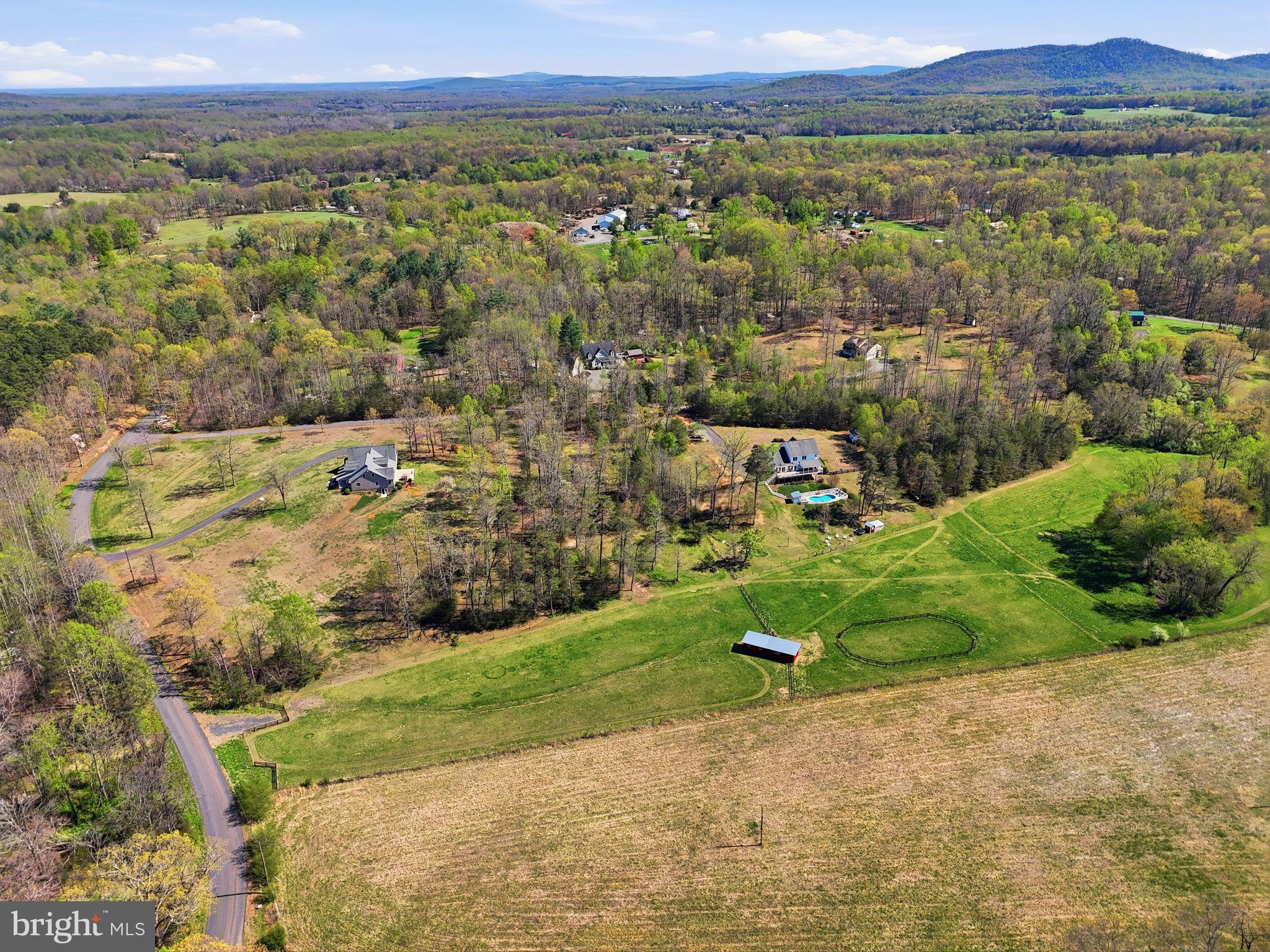 140 Woods Ridge Lane Reva, VA 22735 - Photo 81 of 87 a view of a town with mountains in the background
