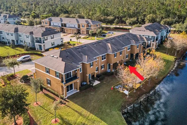 a view of a city with tall buildings