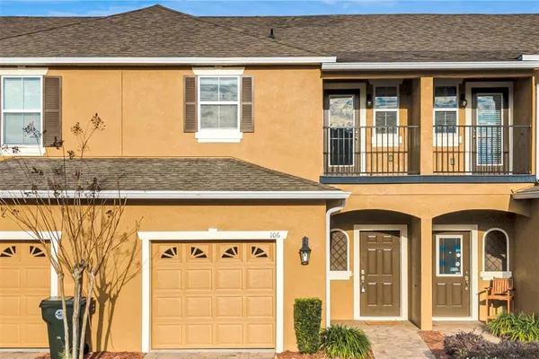 a front view of a building