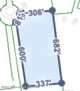 6 Durham Woods Road Durham, NY 12423 - Photo 13 of 13 Property line measurements