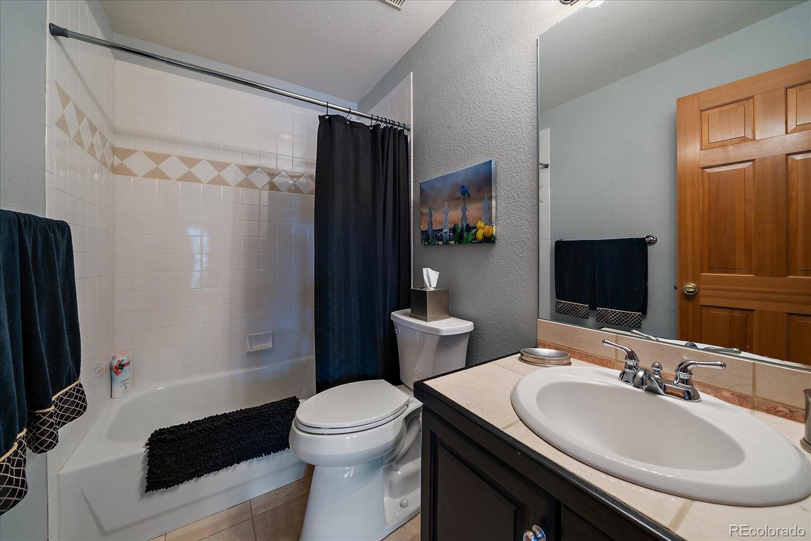 31518 Niakwa Road Evergreen, CO 80439 - Photo 30 of 48 a bathroom with a sink toilet and shower