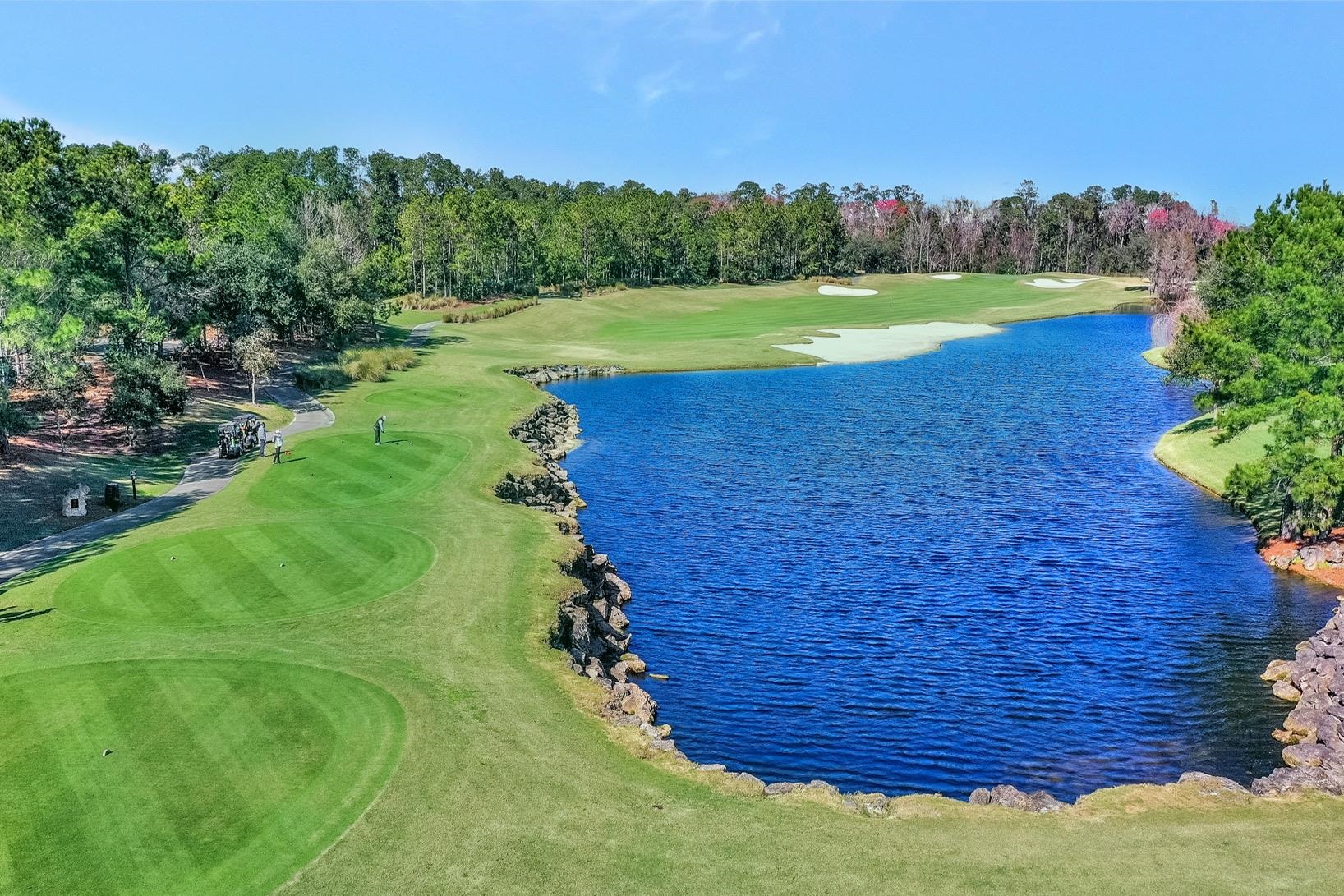 3844 Paddington Place St. Augustine, FL 32092 - Photo 18 of 40 a view of a golf course with a yard