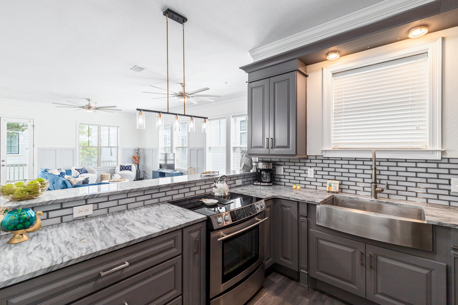 337 Grande Pointe Circle Inlet Beach, FL 32461 - Photo 28 of 73 a kitchen with a sink stove and cabinets