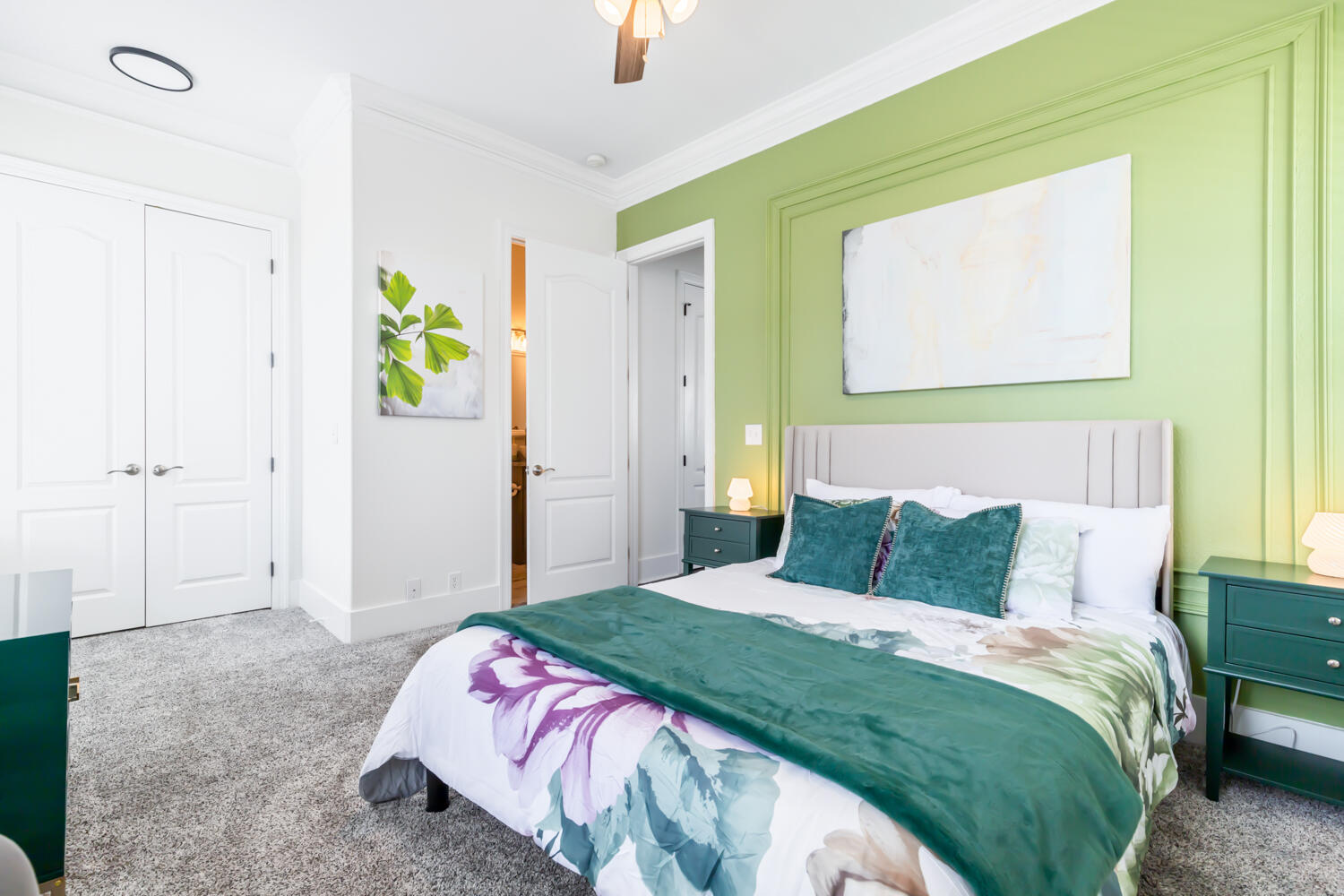 337 Grande Pointe Circle Inlet Beach, FL 32461 - Photo 29 of 73 a bedroom with a bed and hallway