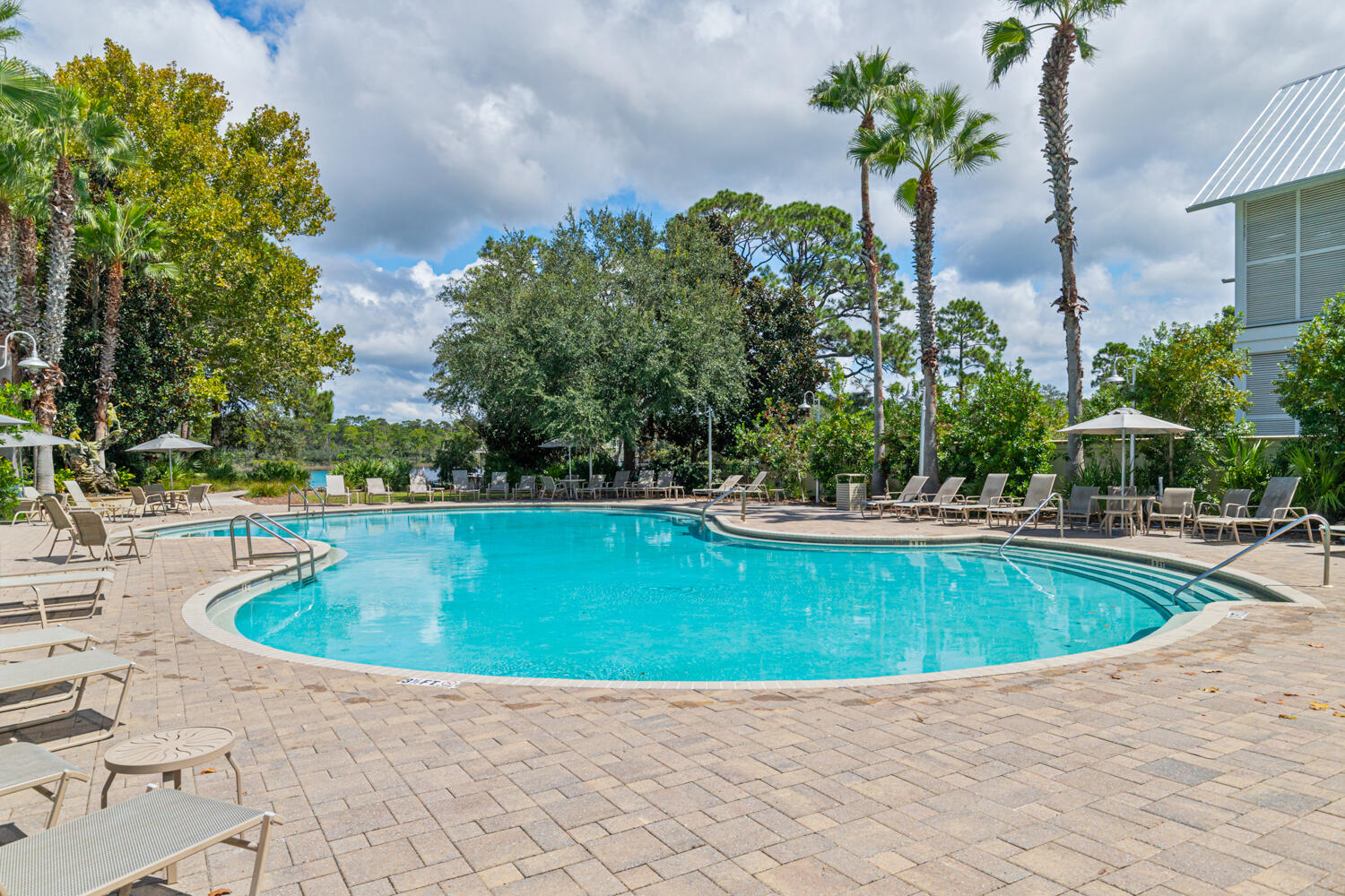 337 Grande Pointe Circle Inlet Beach, FL 32461 - Photo 68 of 73 a view of a swimming pool with a yard