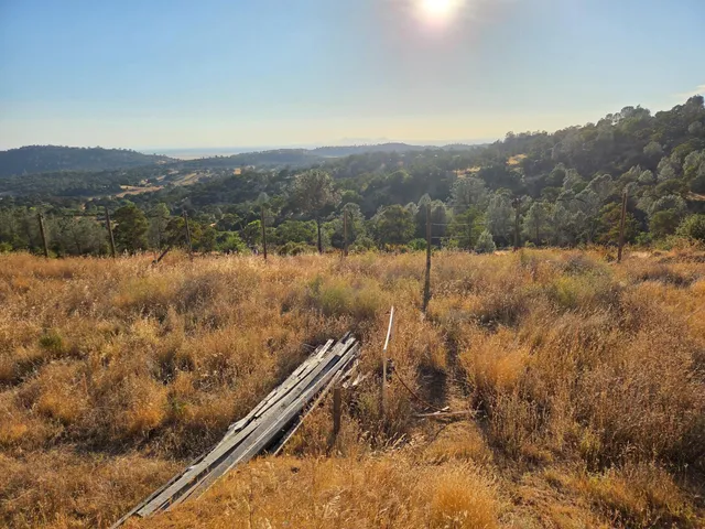 a view of a backyard of a house