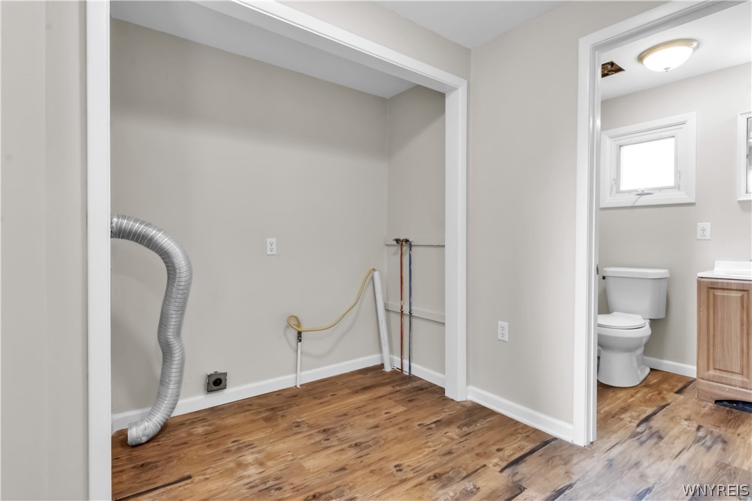 399 Fargo Avenue Buffalo, NY 14213 - Photo 22 of 33 First floor laundry and full bathroom