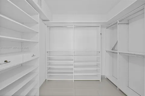 a view of walk in closet