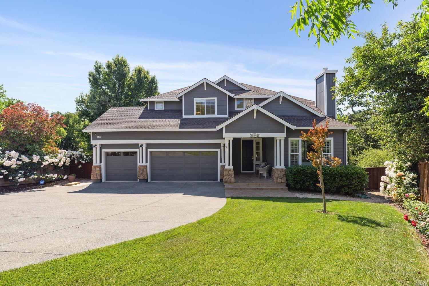 5757 Marsh Hawk Drive Santa Rosa, CA 95409 - Photo 1 of 1 a front view of a house with a yard