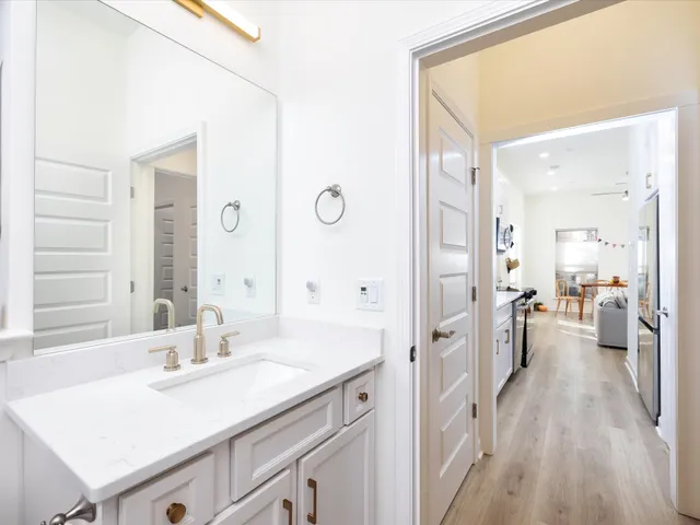 a bathroom with a sink