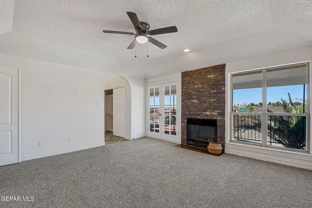 a house view with a outdoor space