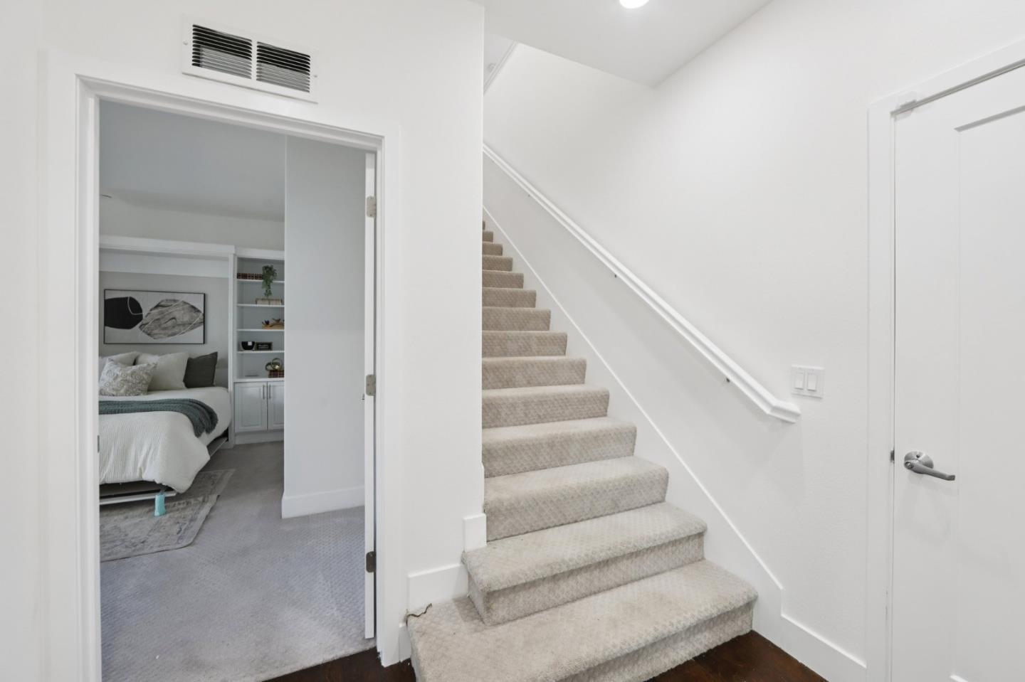 390 Riesling Avenue, Unit 21 Milpitas, CA 95035 - Photo 18 of 48 a view of entryway and hall with wooden floor