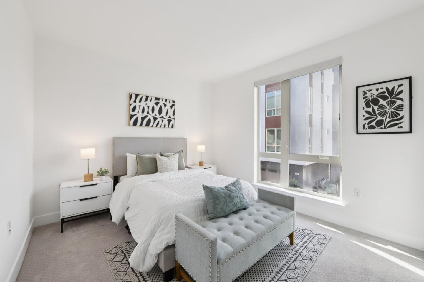 390 Riesling Avenue, Unit 21 Milpitas, CA 95035 - Photo 27 of 48 a bedroom with a bed and a window