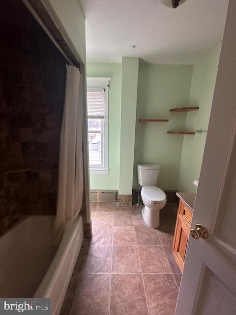 4007 Hulmeville Road Bensalem, PA 19020 - Photo 12 of 16 a bathroom with a toilet and a shower