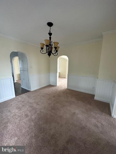 4007 Hulmeville Road Bensalem, PA 19020 - Photo 6 of 16 a view of a room with a hanging light and hardwood