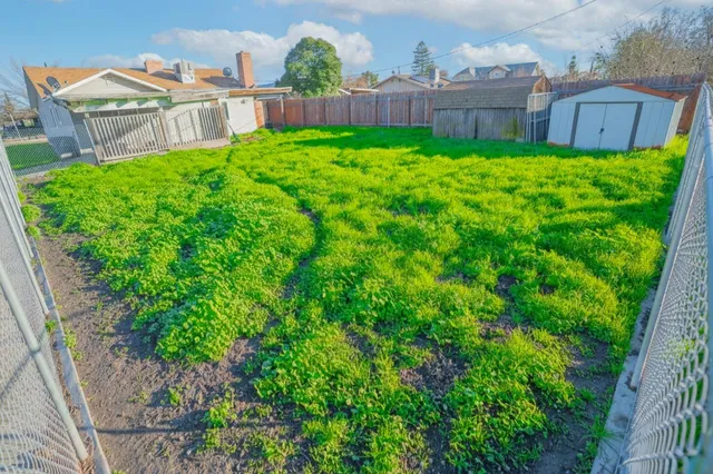 a view of a back yard