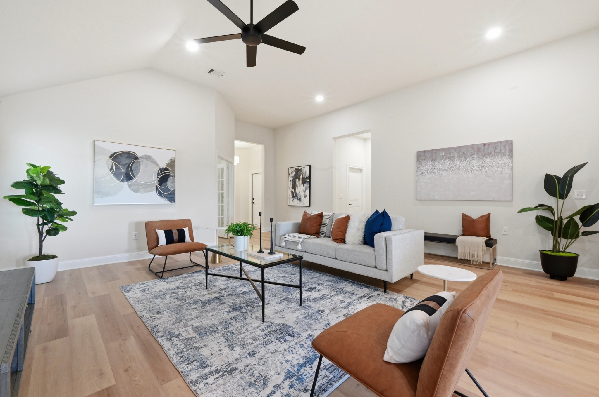 13009 Olivers Way Manchaca, TX 78652 - Photo 12 of 37 a living room with furniture and a couch
