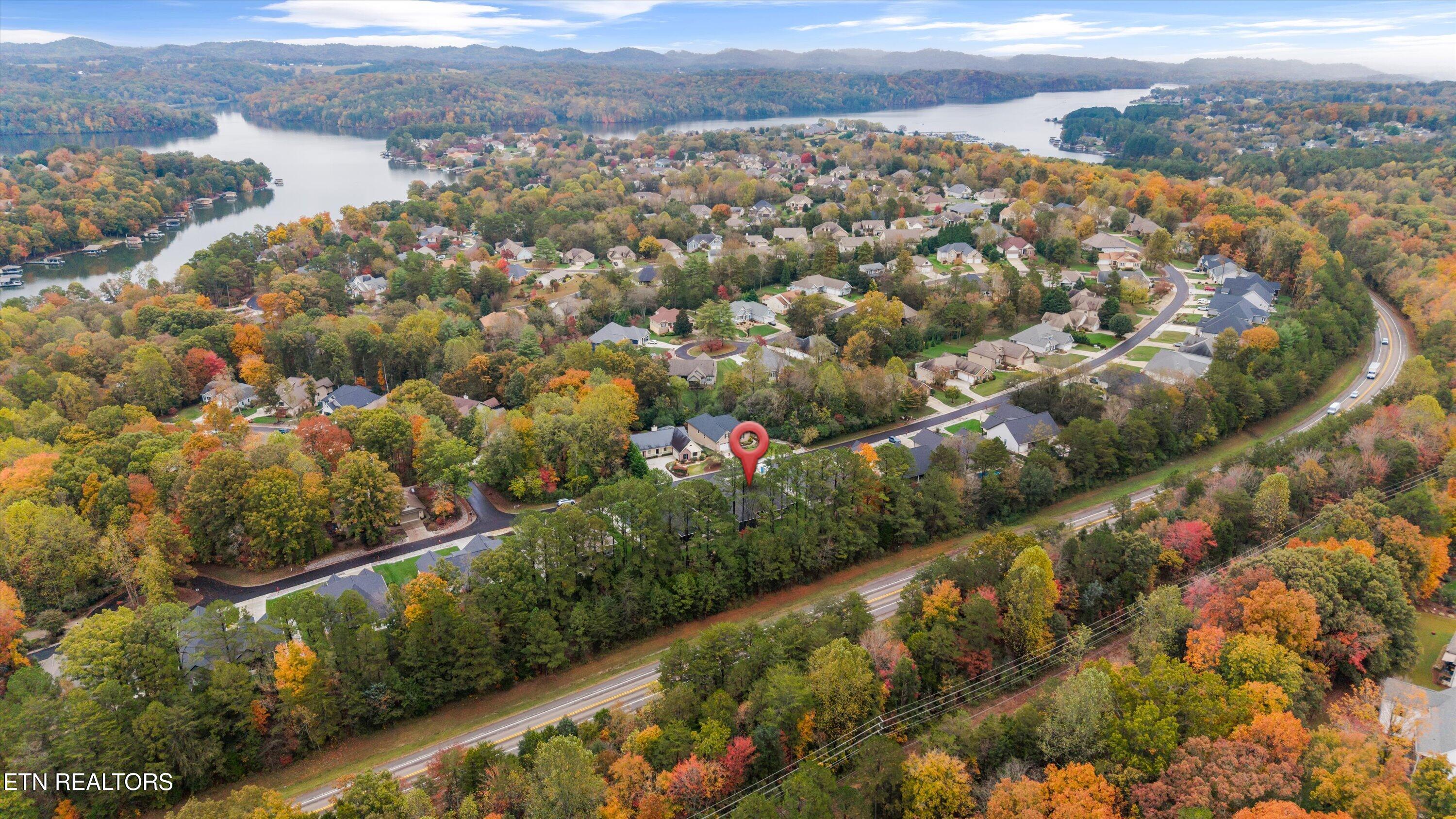 364 Mingo Way Loudon, TN 37774 - Photo 37 of 55 Arial View of Lake-Home