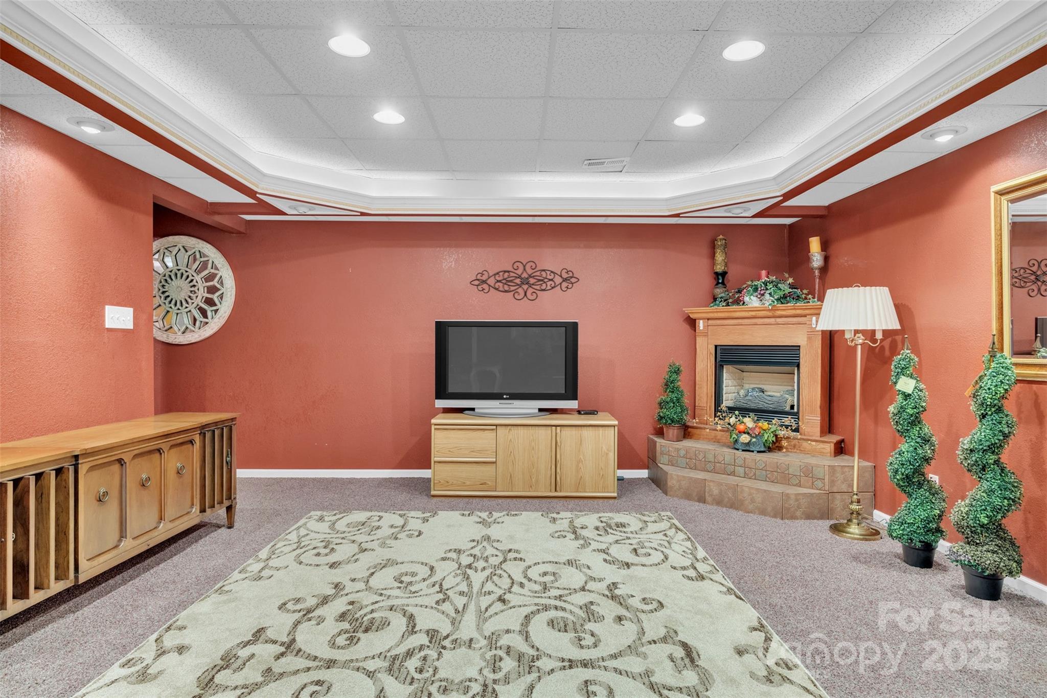 129 Renaissance Place Statesville, NC 28625 - Photo 33 of 43 a living room with furniture and a flat screen tv