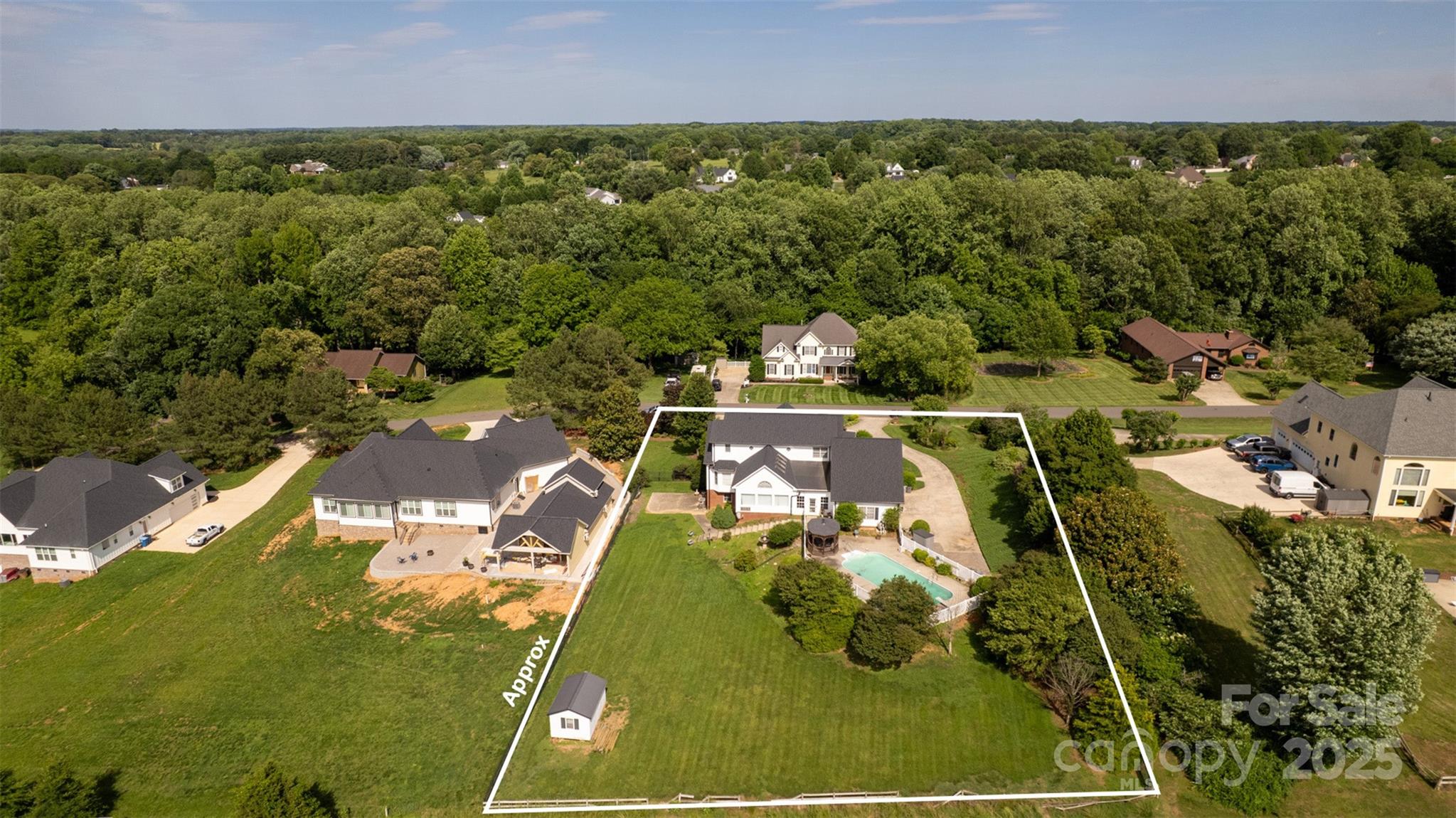 129 Renaissance Place Statesville, NC 28625 - Photo 43 of 43 an aerial view of a residential houses with outdoor space