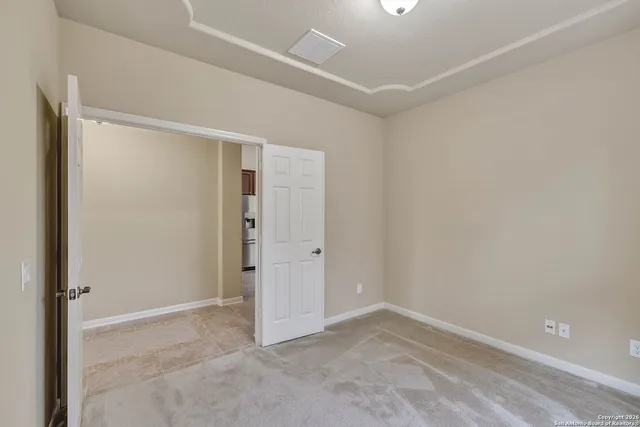 a view of an empty room