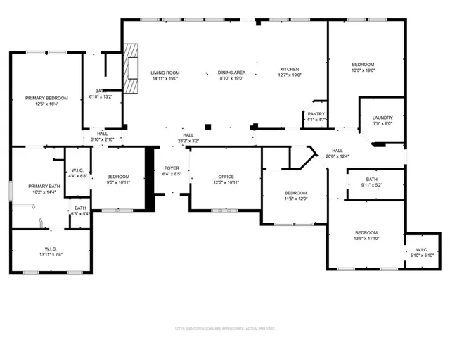 a white wall with picture and a picture of floor