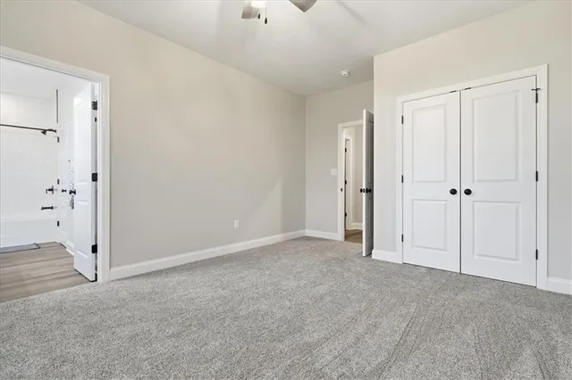 a view of a beach with an outdoor space